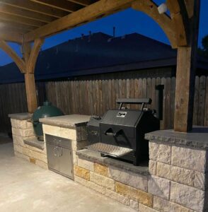 outdoor kitchen