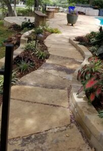stone walkway