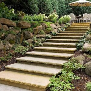 stone stairs